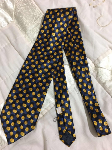 Scappino Corbata Italiana Para Caballero Color Azul-oro