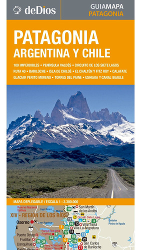 Patagonia - Guia Mapa (2Da Ed), de De Dios Julián. Editorial DeDios, tapa blanda, edición 1 en español, 2022