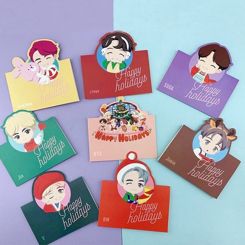 Imagen 1 de 4 de Carta Postal Bts Bt21 Kpop 2019 Importadas Corea Exclusivas