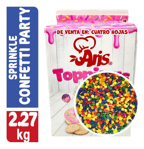 Confetti Party Mix Sprinkles Repostería 2.27 Kg