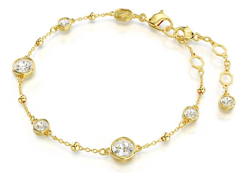 Pulsera Swarovski Imber Con Cristales Transparentes De Talla