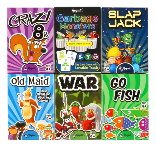 Juegos De Cartas Clásicos Varios Old Maid Go Fish Slapjack