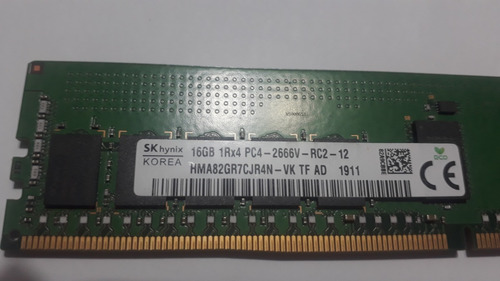 Memória 16gb 1rx4 Pc4 2666mhz Sk Hynix