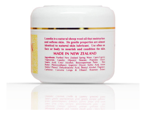 Creme Hidratante De Lanolina Puro E Simples 100g