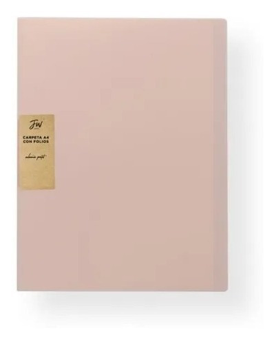 Carpeta A4 Fw Tonos Pastel C/ 10 Folios X 1 Unidad  