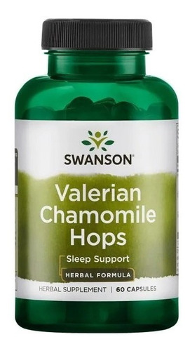 Swanson I Valeriana Manzanilla Lúpulo I 60 Capsules I Usa