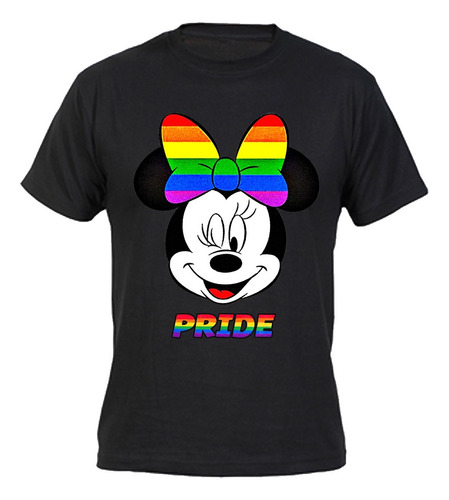 Polera Orgullo Gay Minnie Mouse