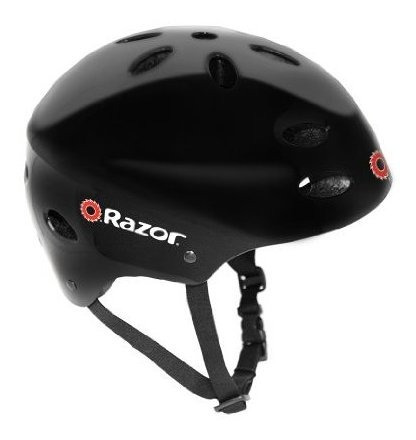 Cascos Para Bicicleta Razor V 17, Gloss Black