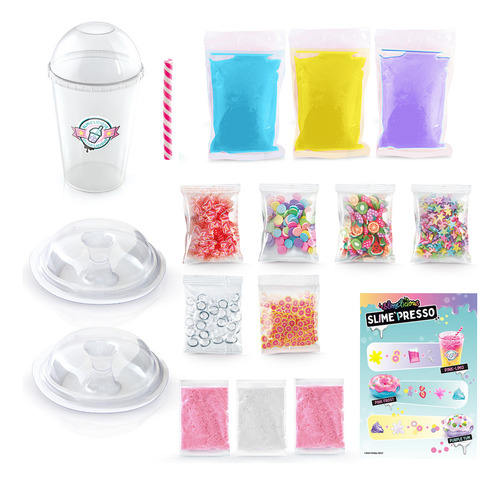 So Slime DIY Playset 20cm Slimelicious Bebidas Y Donas Slime