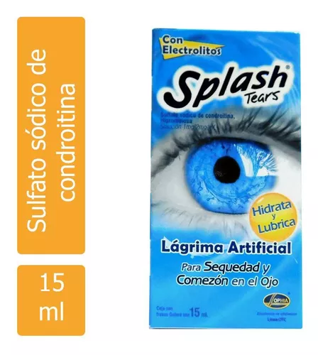 Splash Tears gotas 15 ml, Lágrima Artificial para la Sequedad y Comezón en  el Ojo.
