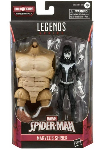 Boneca Marvel Shriek Spider-man Legends Series Hasbro F3025
