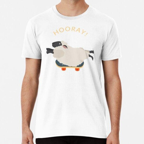 Remera ¡oveja Divertida, Hooray! Algodon Premium