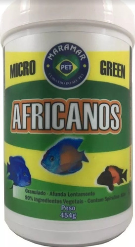 Ração Maramar Africanos Microgren 454gr