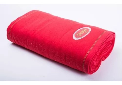 6 Rollos De Franela Roja Marca Carpe 50 Cm X 25 M (84994)