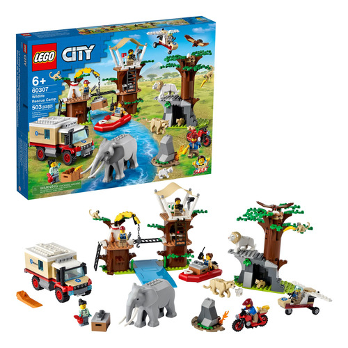 Lego City Wildlife Rescue Camp 60307 Kit De Construcción; Ju