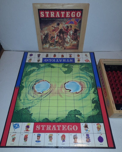 Stratego Juego De Mesa Edicion Nostalgia En Caja De Madera (Usado)