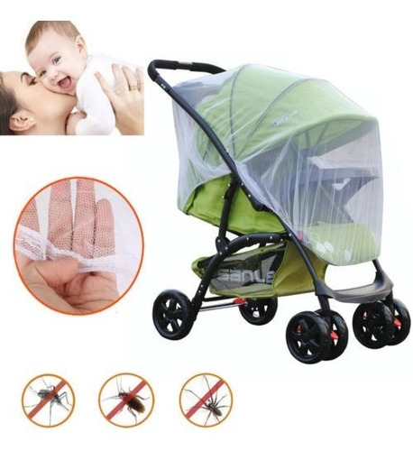 Imagen 3 de 8 de Mosquitero Cochecito + Huevito + Cuna Practicuna Bebé 3 Tul