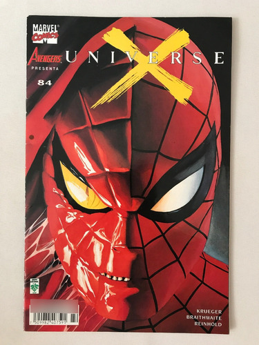 Avengers #84 Universe X Spiderman Marvel Comics Vid 2004 (Usado)