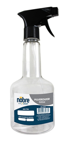 Borrifador Pulverizador Spray Pet 500 Ml Transparente Nobre