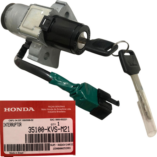 Chave Contato Cg 160 Start 2018 A 2021 Original Honda