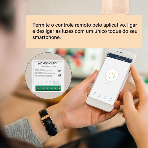 Módulo Automação Residencial Wi-fi 1 Canal | Smart Life Tuya