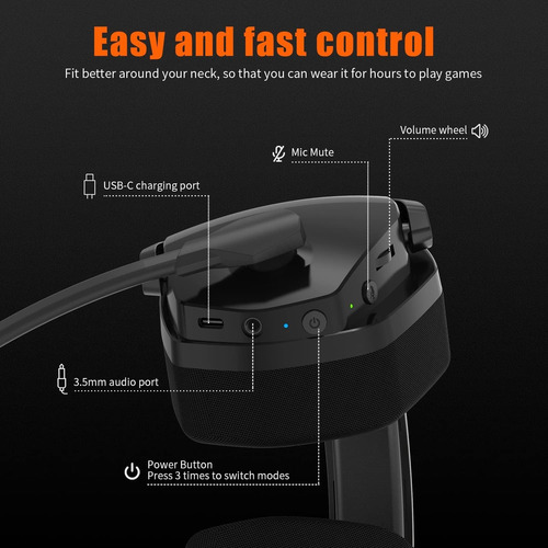 Audífonos Nubwo G06 Wireless Pc Ps5 Ps4 Celular iPad Factura