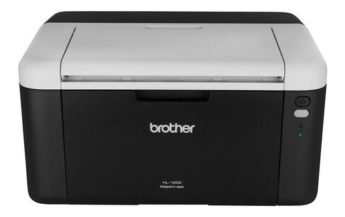 Impresora simple función Brother HL-1202 negra y blanca 110V - 120V