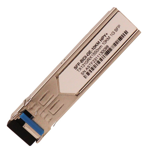 Sfp Lc 10km Gbic Par Módulo Wdm Smf Bidirecional P/ Hp Aruba