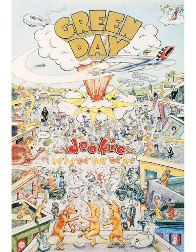 Poster Green Day - Dookie - Punk - Alta Calidad (50x70cm) 