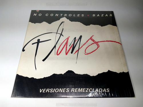 Flans No Controles Versiones Remezcladas Vinilo Transparente (Usado)