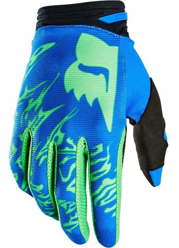 Guantes Moto 180 Peril Verde Fox-