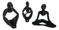 Comprar Combo 3 Esculturas Humanos Figura Decorativa Pensante Deco