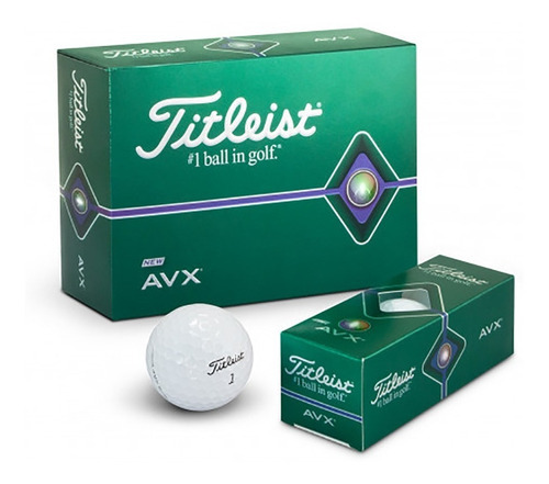 Titleist AVX - Caja con 12 bolas