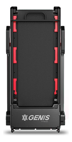Esteira elétrica Genis GT1000 127V cor preto e vermelho