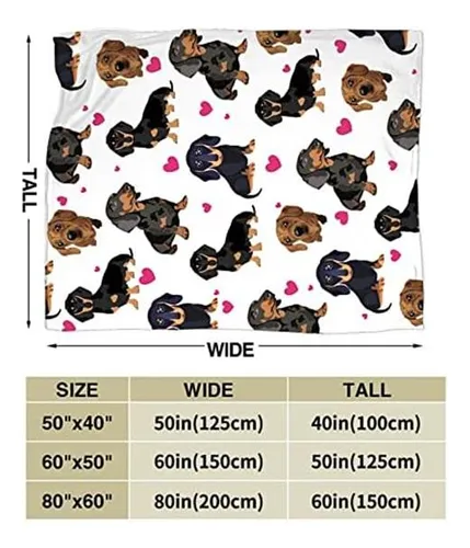Manta De Perro Salchicha Para Niñas, Niños, Mujeres, Regalos