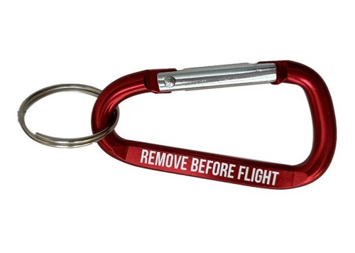 Llavero Mosqueton Remove Before Flight Piloto Avion