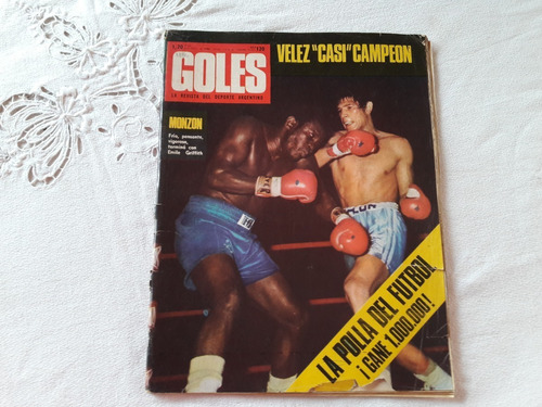 Goles Nº 1186 28/9/1971 Monzon Emile Griffith - Velez 