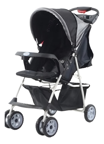 Cochesito Bebesit Eos 1337-f Gris Y Negro Eos Negro Blanco