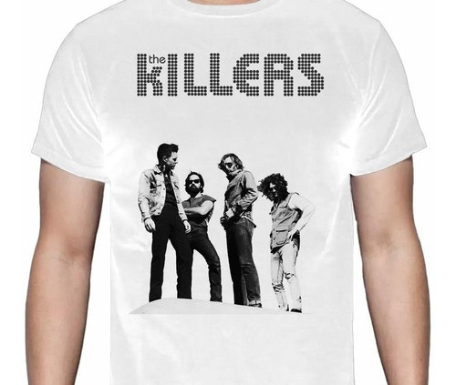 The Killers - Band 2- Blanca - Rock - Polera- Cyco Records