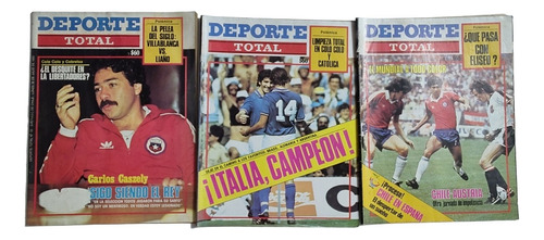 3 Revistas Deporte Total N°54-57-59 De 1982(ee317