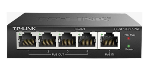 Tp-link Switch Poe Extensor 1*poe-in, 4*poe-out, 100mbps