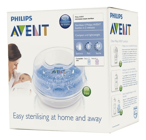 Avent Philips Esterilizador De Mamaderas Para Microondas