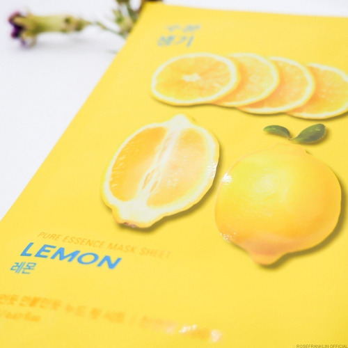 Mascarilla Facial Corea Holika Pure Essence Limon Vitamina C