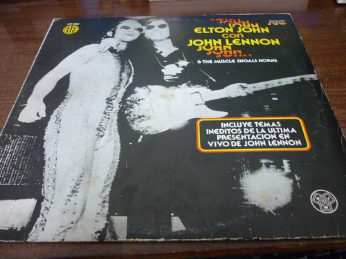 Elton John Lennon Muscle Shoals Horn Vivo Vinilo Arg Ggjjzz