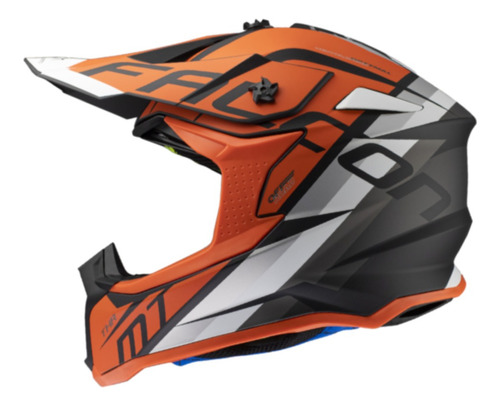 Cascos De Motos Cross Mt Falcon Thr Naranja Hro/ls2