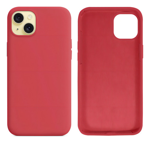 Capinha Silicone Aveludado Para iPhone 7/8plus 14/14pro 15/15pro