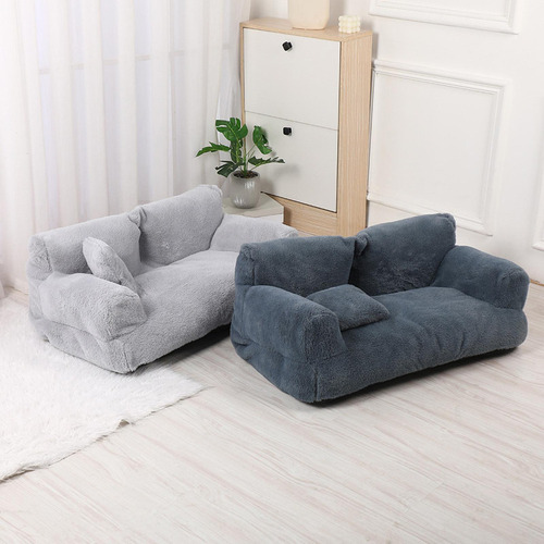 Sofá Cama Para Mascotas Sofá Cama Para Gatos Gris Claro L