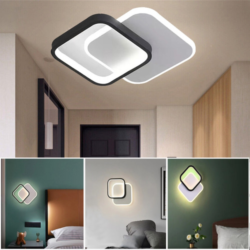 Lampara Techo Lámpara De Pared Regulable Moderna Led 3 Modes