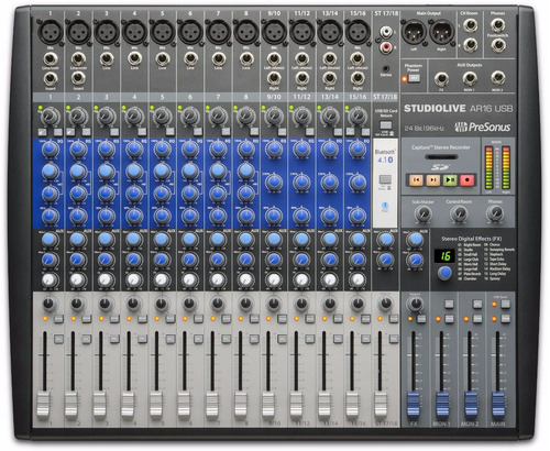 Presonus Studiolive Ar16 Consola 18 Canales Con Placa