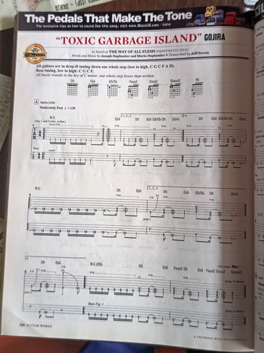 Revista Guitar World - Steve Vai - Black Sabbath - Tabs - Us (Usado)
